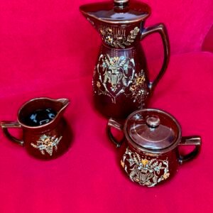 Vintage Redware tea/coffee set