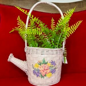 Vintage waterspout basket
