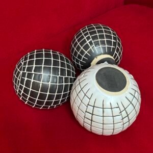 Black n white decor balls