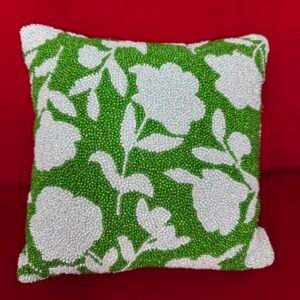 Beaded accent pillow