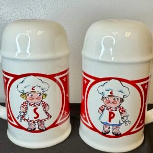 Vintage Campbells soup kids S & P set